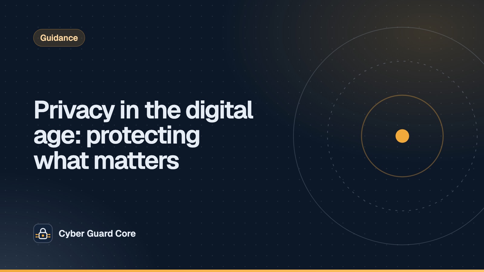 Privacy in the digital age: protecting what matters